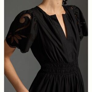 Anthropologie Somerset Maxi Dress Cutwork Edition